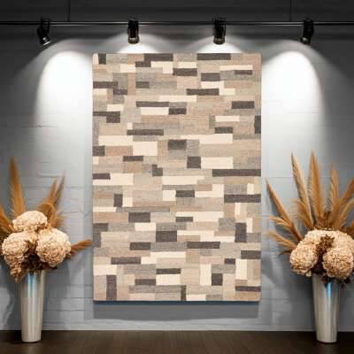 Natur Pur Teppich "Natur Loop" Design 526 beige-multi